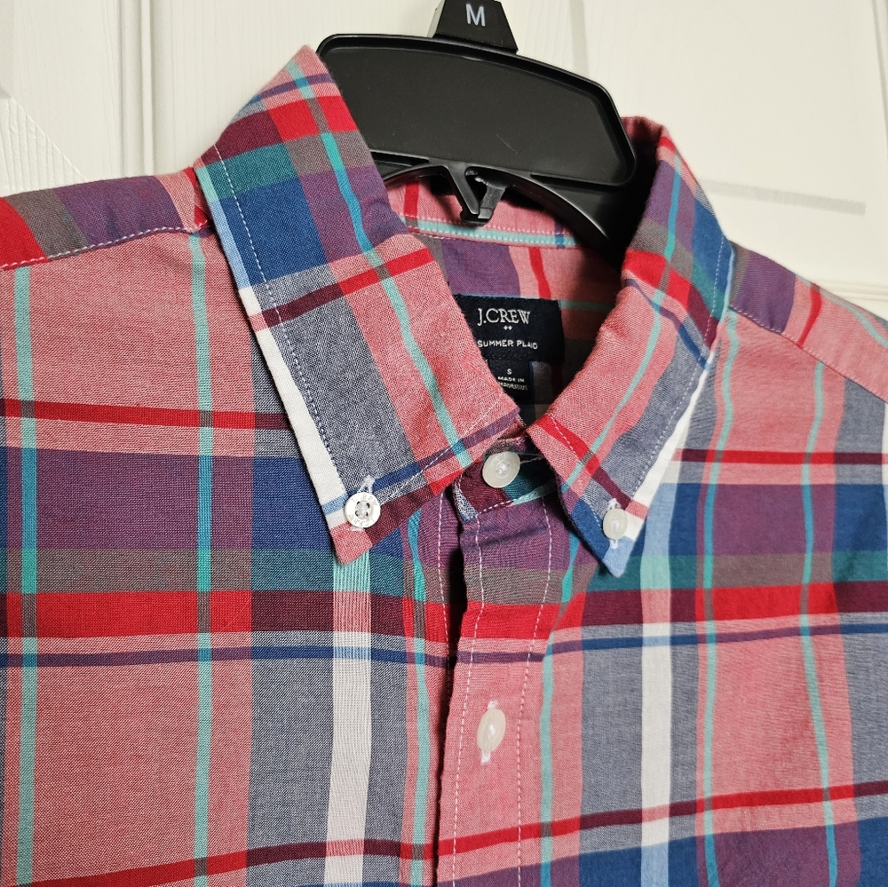 J.Crew Men's Button Down Plaid